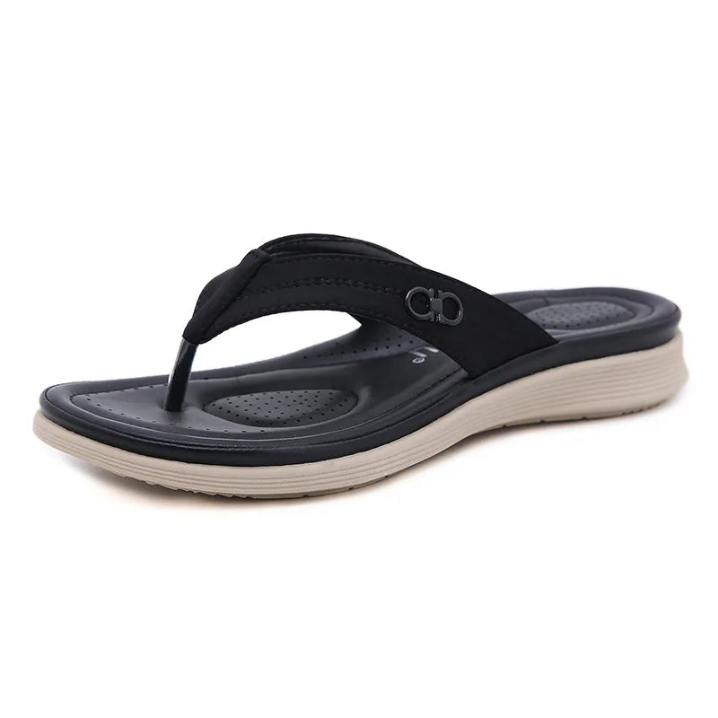 SIKETU Brand Women Flip Flops Summer Beach Sandals Arch Casual Flat Slides Comfortable Outdoor Shoes for Girl 2022 Clip Toe Work